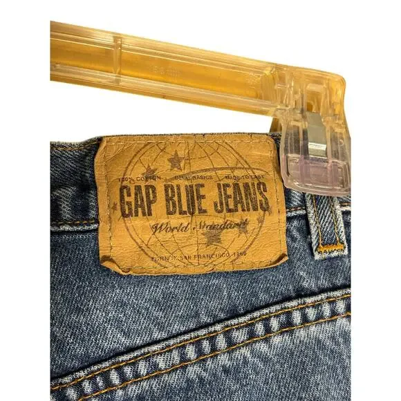 Gap Vintage Classic Fit High Waisted Jeans in Medium Wash. Size 8 Long - Picture 3 of 5